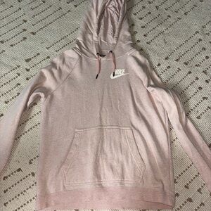 Nike Pink Long Sleeve Hooded Sweatshirt